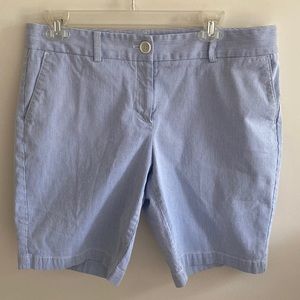 Loft Blue  Bermuda Shorts Size 10